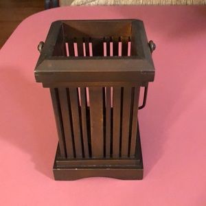Candle Lantern Brown